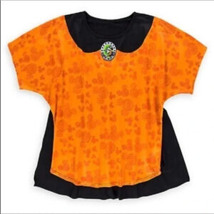 Disney Orange and Black Women's Top